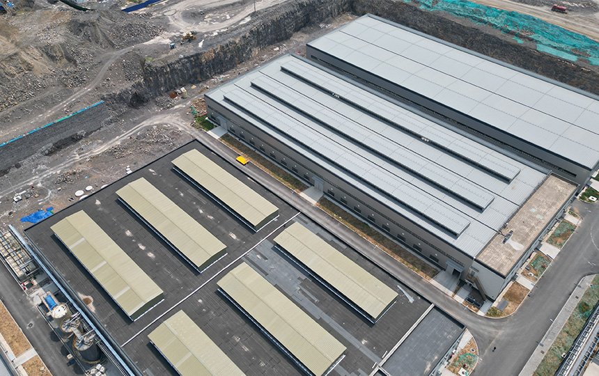 廠區(qū)鳥(niǎo)瞰圖