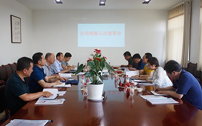 公司召開四屆三次董事會